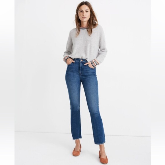 Madewell Denim - Madewell Cali Demi-Boot Jeans in Columbus Wash: Comfort Stretch Edition
